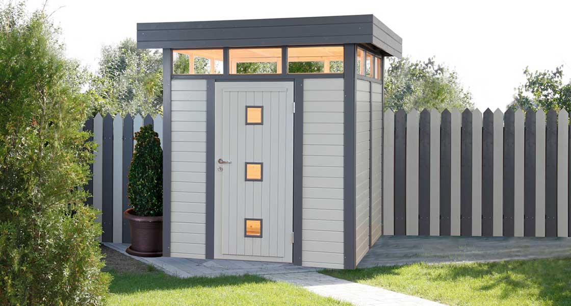 Gartenhäuser WPC/Metall